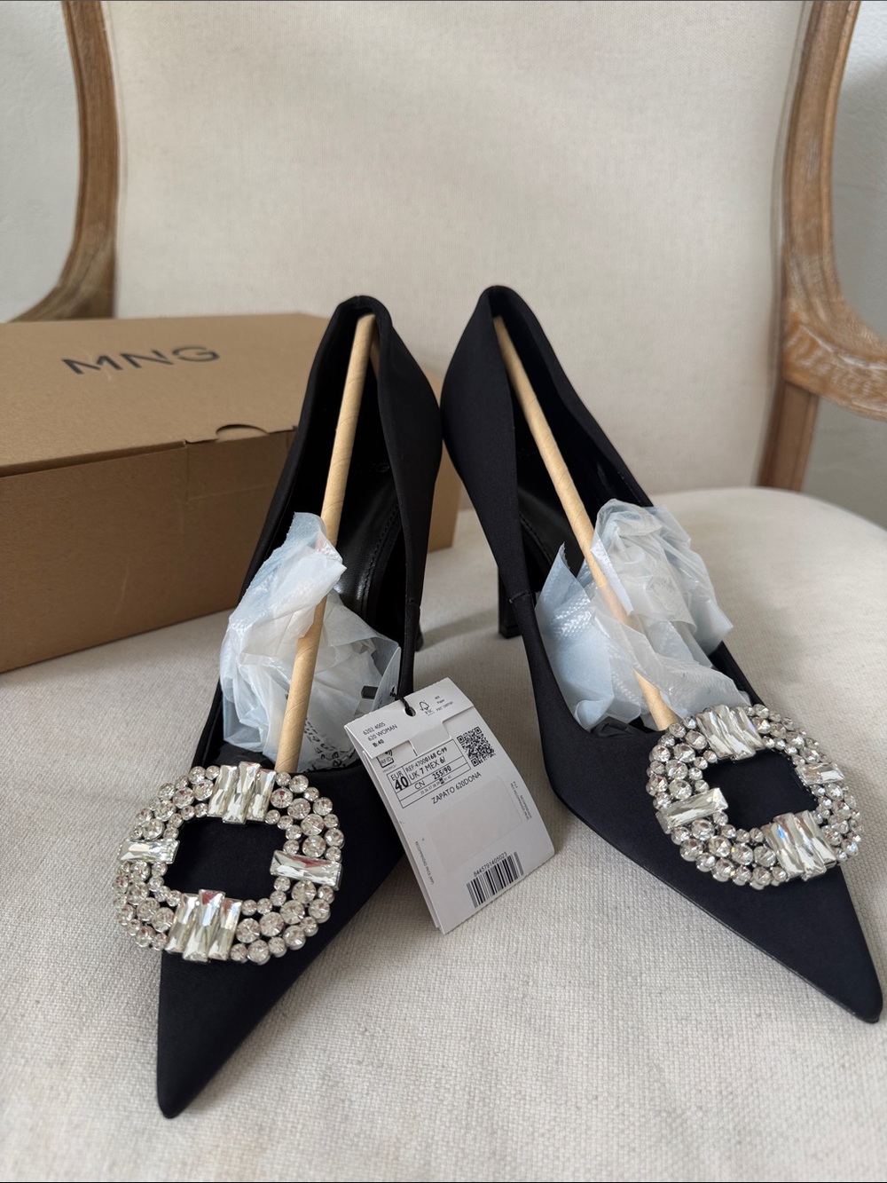 MANGO Jewel Heel Shoe EUR40